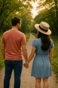 Married Couple Sharing Cannabis in Victor