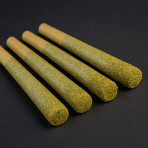 Close-up of the best infused cannabis preroll from Flower City Dispensary