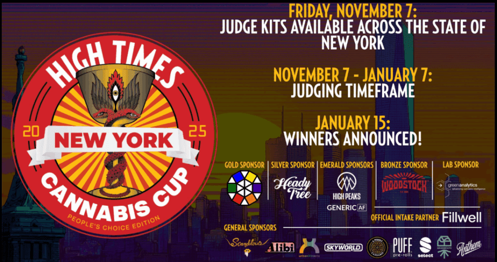Hightimes Judging Kit For NY Cannabis Cup