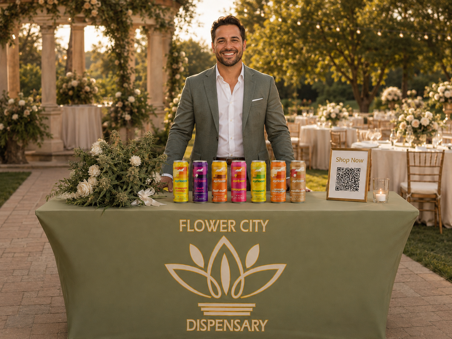 Cannabis Wedding Bar in finger lakes